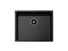 Lavello sottotop a una vasca in acciaio inox&nbsp;KE 50 SOTTOTOP PVD BLACK SATINATO - FOSTER