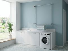 Stendibiancheria a parete con una griglia e regolazione manuale&nbsp;FOXYDRY WALL - COMETA