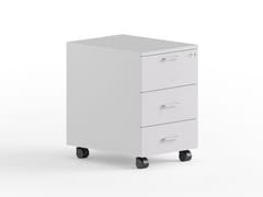 Cassettiera ufficio con ruote e serratura&nbsp;DRAWER - GABER