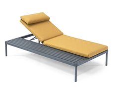 Lettino da giardino reclinabile in tecnopolimero&nbsp;ETESIAN LOUNGER - GABER