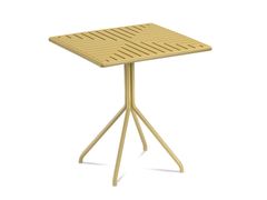 Tavolo quadrato in tecnopolimero&nbsp;LOL POLIWEAVE - GABER
