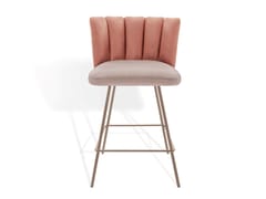 Sgabello da cucina imbottito con schienale&nbsp;GAIA - KFF GMBH & CO. KG