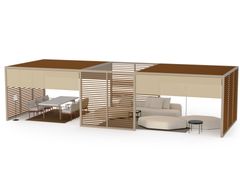 Pergola in alluminio e legno&nbsp;FLEX - GANDIA BLASCO
