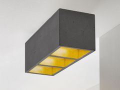 Lampada da soffitto fatta a mano in cemento&nbsp;[B7]� - GANTLIGHTS