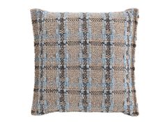 Cuscino a quadri quadrato in polipropilene per esterni&nbsp;GARDEN LAYERS BLUE - GAN BY GANDIA BLASCO