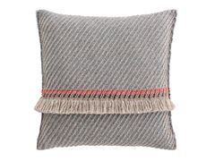 Cuscino a righe quadrato in polipropilene per esterni&nbsp;GARDEN LAYERS BLUE - GAN BY GANDIA BLASCO