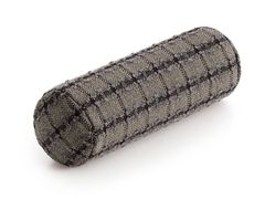 Cuscino cilindrico tartan in polipropilene per esterni&nbsp;GARDEN LAYERS GREEN - GAN BY GANDIA BLASCO