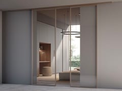 Porta scorrevole in alluminio e vetro&nbsp;MIZU 800-5 - GD DORIGO