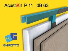 Isolante acustico pareti fai da te&nbsp;ACUSTIKIT P11 - GHIROTTO TECNO INSULATION