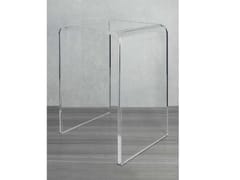 Sgabello in plexiglass GHOST | Sgabello per bagno in plexiglass - COLOMBO DESIGN