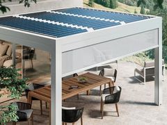 Pergola bioclimatica fotovoltaica a lamelle orientabili&nbsp;ENERGY PERGOLA - GIBUS