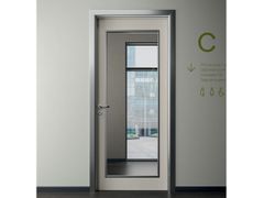 Porta a battente resistente al fuoco in alluminio e vetro&nbsp;LUMIA - GIDEA