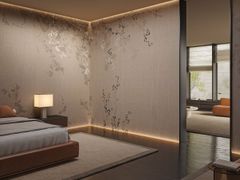 Carta da parati con motivi floreali&nbsp;SILHOUETTE - GLAMORA