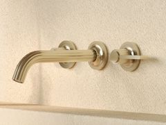 Rubinetto per lavabo a muro a 3 fori in ottone cromato&nbsp;PANTHEON - GRAFF