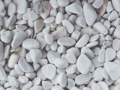 Ciottoli da giardino in pietra naturale&nbsp;BIANCO PURO - GRANULATI ZANDOBBIO