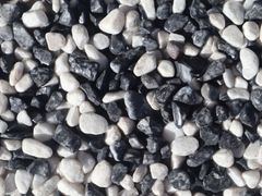 Ciottoli da giardino in pietra naturale&nbsp;MIX PANDA - GRANULATI ZANDOBBIO