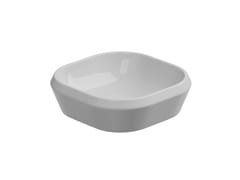Lavabo da appoggio quadrato in ceramica&nbsp;CRUISE - GSG CERAMIC DESIGN
