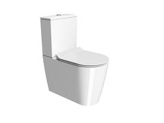 Wc monoblocco in ceramica a pavimento senza brida&nbsp;KUBE X 941911 - GSI CERAMICA