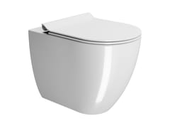 Wc filo parete a pavimento&nbsp;PURA 55X36 - GSI CERAMICA