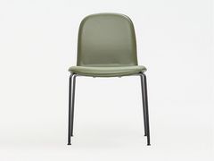 Sedia impilabile in pelle&nbsp;DOLPHIN - GRADO DESIGN FURNITURES CO.