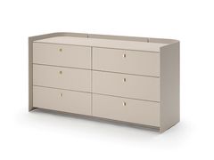 Cassettiera in legno e pelle&nbsp;SUNSET COM� - GALLOTTI&RADICE