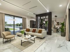 Soluzioni d'arredo per il soggiorno di ville modulari&nbsp;SOLUZIONI D'ARREDO - SOGGIORNO - GAMMASTONE