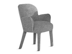 Sedia sfoderabile imbottita in tessuto con braccioli&nbsp;LOLL 224 - GERVASONI