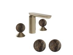 Rubinetto per lavabo da piano a 3 fori&nbsp;PERLE PF74115 - GESSI