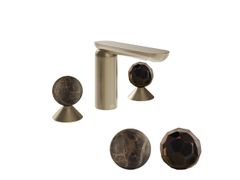 Rubinetto per lavabo da piano a 3 fori&nbsp;PERLE PF74125 - GESSI