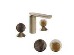 Rubinetto per lavabo da piano a 3 fori&nbsp;PERLE PF74145 - GESSI