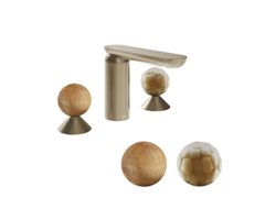 Rubinetto per lavabo da piano a 3 fori&nbsp;PERLE PF74345 - GESSI