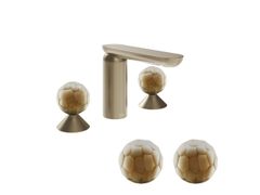 Rubinetto per lavabo da piano a 3 fori&nbsp;PERLE PF74445 - GESSI