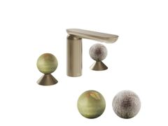 Rubinetto per lavabo da piano a 3 fori&nbsp;PERLE PF74565 - GESSI