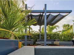 Pergolato con copertura scorrevole&nbsp;ALBATRO - GIULIO BARBIERI S.R.L. - OUTDOOR SOLUTIONS