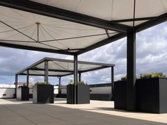 Gazebo in alluminio e PVC&nbsp;QZEBO - GIULIO BARBIERI S.R.L. - OUTDOOR SOLUTIONS