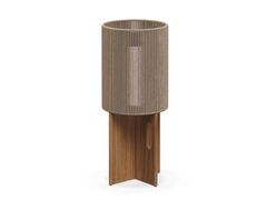 Lanterna in vimini e teak&nbsp;COMPASS - GLOSTER FURNITURE