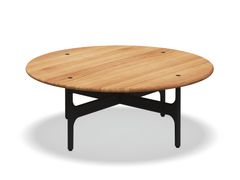 Tavolino da giardino da caff� rotondo con piano in teak&nbsp;GRAND SAIL - GLOSTER FURNITURE