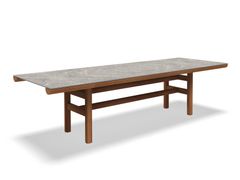 Tavolo da giardino rettangolare in teak con piano in ceramica&nbsp;RAIL - GLOSTER FURNITURE