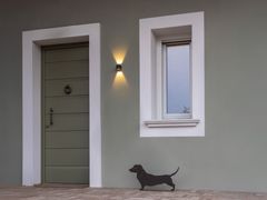 Apparecchio illuminante da esterno per installazione a parete&nbsp;K� MIKRO APPLIQUE - GOCCIA ILLUMINAZIONE