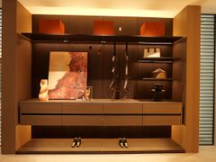 Cabina armadio componibile in legno con illuminazione integrata&nbsp;Cabina armadio - GOLDENHOME