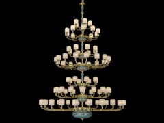 Lampadario in metallo&nbsp;P28076-22+16+8+16+8+10+5 - GOLDSURE