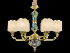 Lampadario in metallo&nbsp;P28076-6 - GOLDSURE