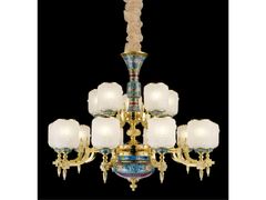 Lampadario in rame&nbsp;P28085-10+5 - GOLDSURE