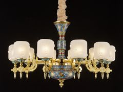 Lampadario in rame&nbsp;P28085-10 - GOLDSURE