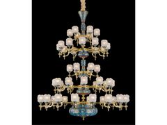 Lampadario in rame&nbsp;P28085-54 - GOLDSURE