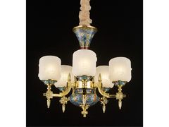 Lampadario in rame&nbsp;P28085-5 - GOLDSURE