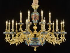 Lampadario in metallo&nbsp;P28086-10+5 - GOLDSURE