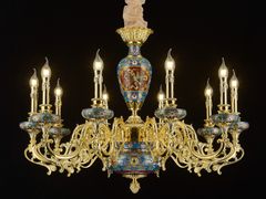 Lampadario in metallo&nbsp;P28086-10 - GOLDSURE