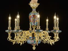 Lampadario in metallo&nbsp;P28086-8 - GOLDSURE