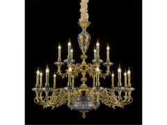 Lampadario in metallo&nbsp;P28087-12+6 DOUBLE LAYER - GOLDSURE